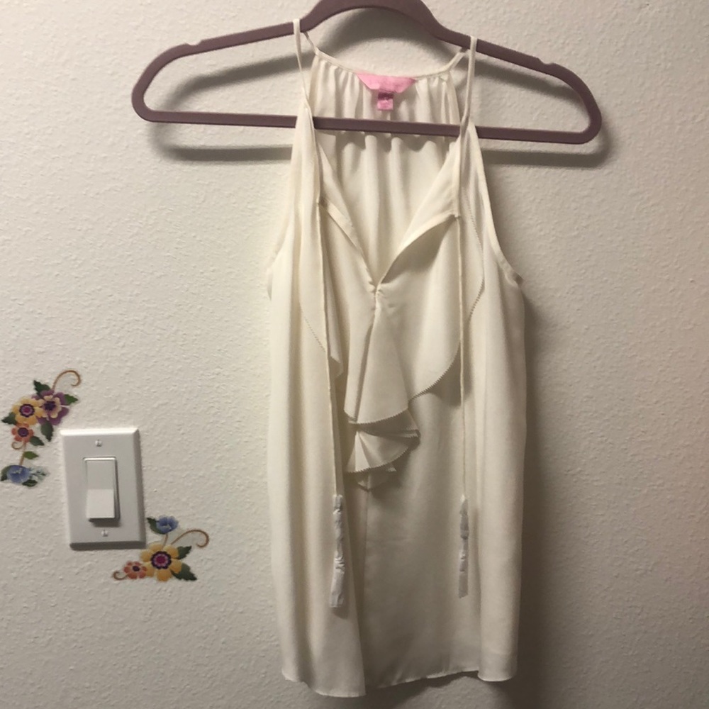 Lilly Pulitzer Top White. Never Worn